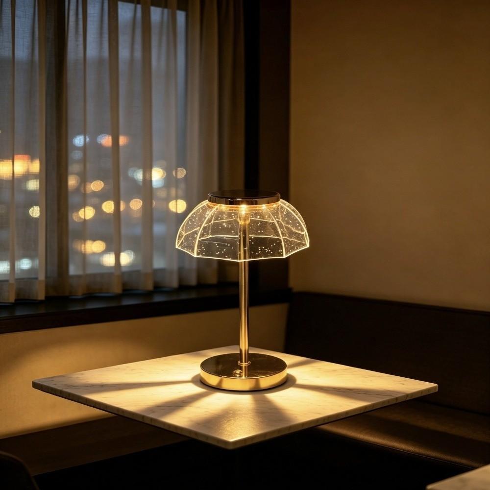 Vintage Night Light Mid-Century Desk Lamp Ornament Petal Table Lamp Living Room