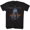 T-shirt Unisex Estiva Terminator con Stampa Retro Film d'Azione Sci-Fi Manica Corta Casual Streetwear Edizione Larga T-shirt