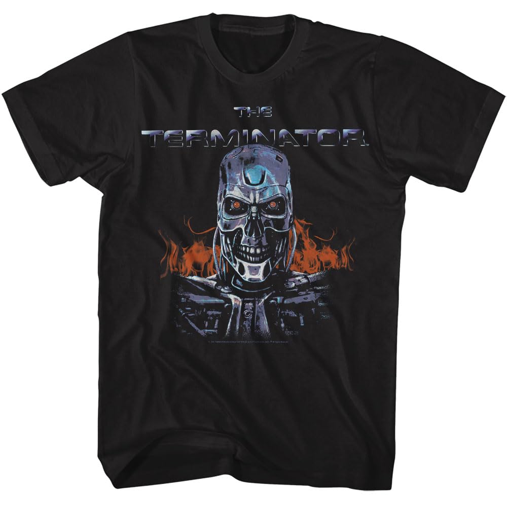 Unisexs Summer Terminator Tshirt Retro Sci Fi Action Movie Pattern Short Sleeve Casual Street Wear Edition Unisexs Clothing Tshirt S