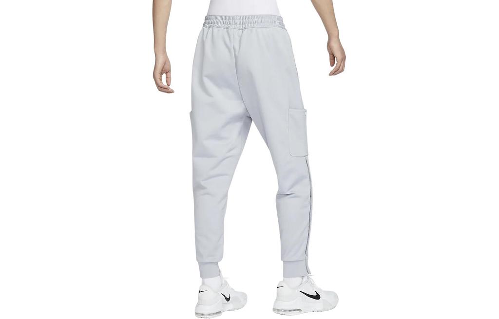 Nike Therma FIT Solid Color Fleece Lined Casual Elastic Cuff Knitted Sweatpants Men's Wolf Gray FB7110-012