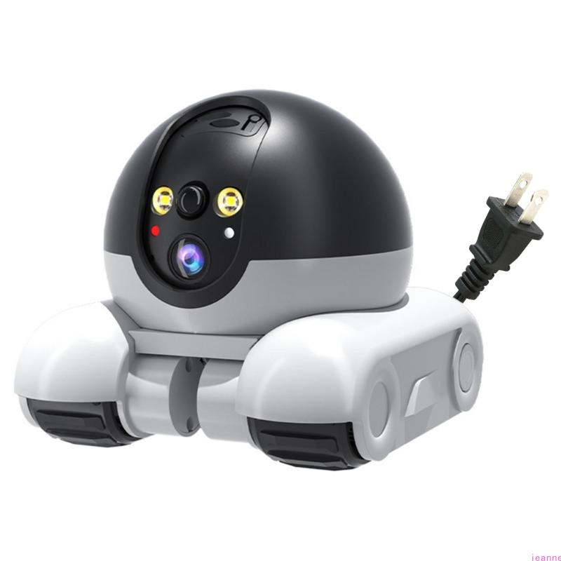 Bezprzewodowy Robot Towarzysz Zwierząt Z Dwukierunkową Komunikacją Automatyczne Śledzenie Kamera dla Zwierząt Kontrolowana Aplikacjami Kamera do Monitoringu Domu