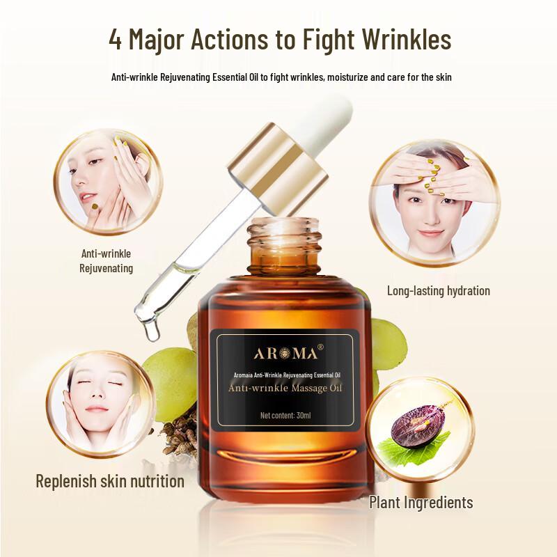 AROMA Anti-Wrinkle Rose Facial Essential Oil 30ML