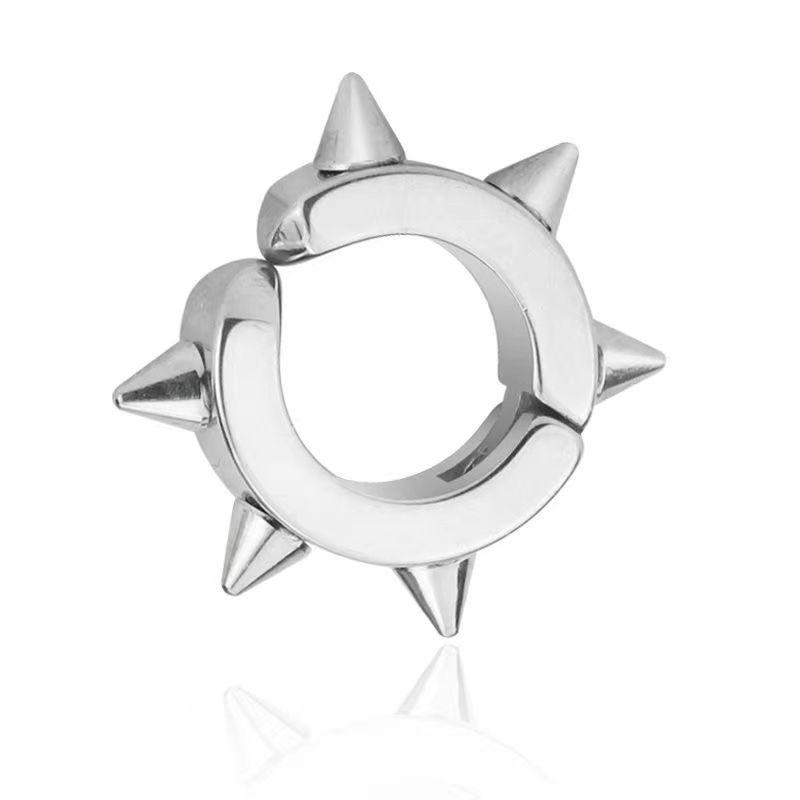 Pánské trendy magnetické náušnice a unisex falešné klipy na uši