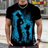2026 Summer Dragon Ball Retro Fitness T-shirt Men's Oversized 3D Printed