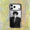 Zhang Ling He For iPhone 17,16,15,14,13,12,X,8,Pro,Max,Plus,SE4,Air,Mini Black IMD Matte Case