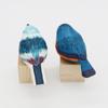Mini Wood Carving Bird Cute Wooden Bird Figurine Creative Small Bird Ornament  Home Decor