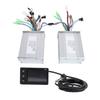 2PCS 36V 48V 60V 450W 23A Electric Bike Controllers Aluminum Alloy Dual Drive Brushless Motor Controller with V890 LCD
