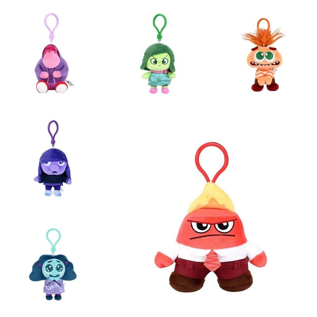 Out Inside Character Plush Keychain Cartoon Backpack Pendant Cute Kids Gift