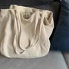 Large Capacity, Korean Version Bag, Women's, Twill Canvas, Commuting Shoulder Bag, Hand-held Casual Women's Bag, Simple, Lazy, Shopping Bag