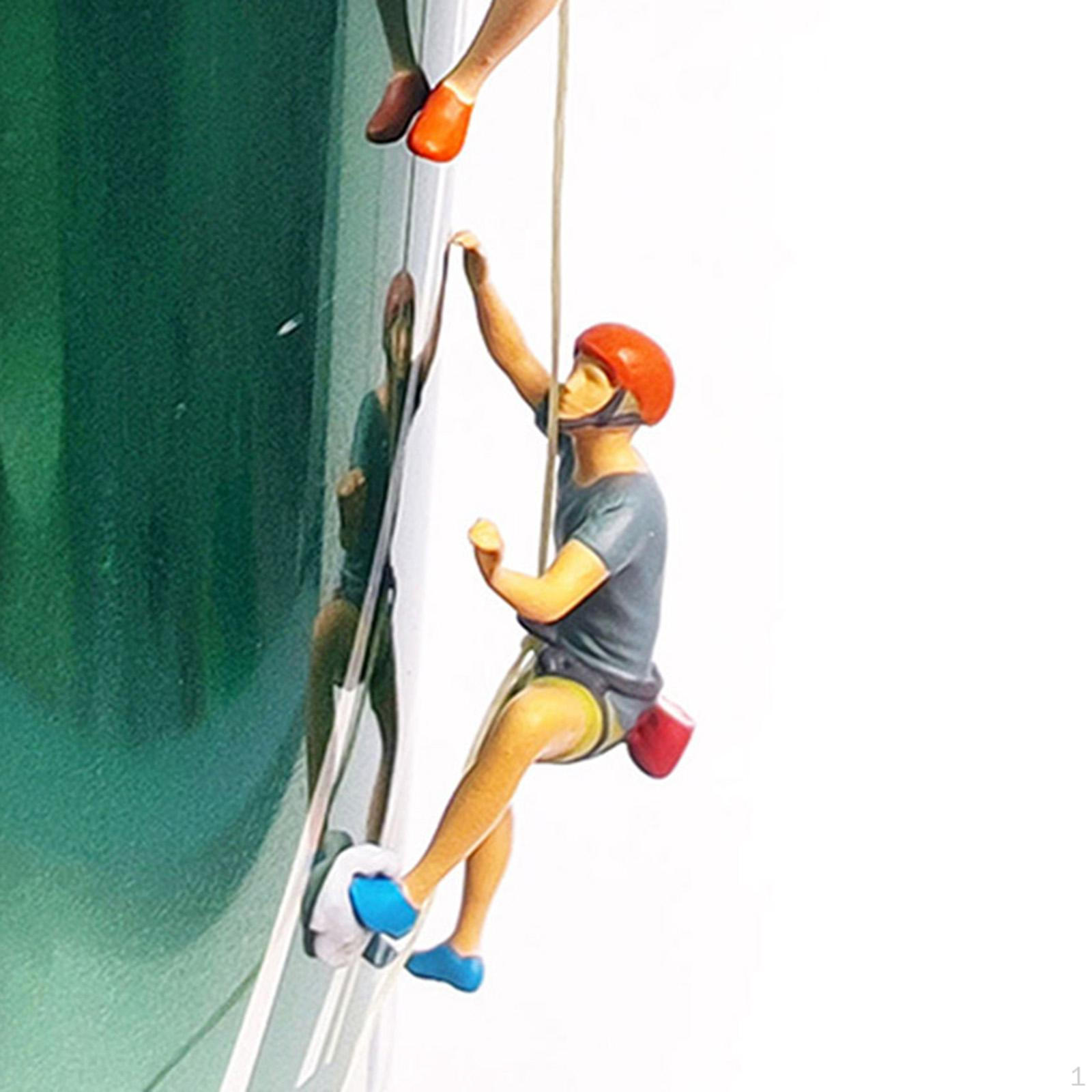 

Сборка фигурок альпинистов, модель персонажа, люди из кукольного домика, миниатюрные игрушки-симуляторы, смола Boy