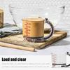 Precisions Kitchen Adjustable Measuring Cup 4 Convertible Capacities Nonslip Base for Accurate Dry and Liquid Items