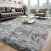 Luxury Square Fuzzy Rug Soft and Plush Anti-Slip Floor Mat for Living Room, Sofa, Bedroom, Wardrobe Room, Home Decoration