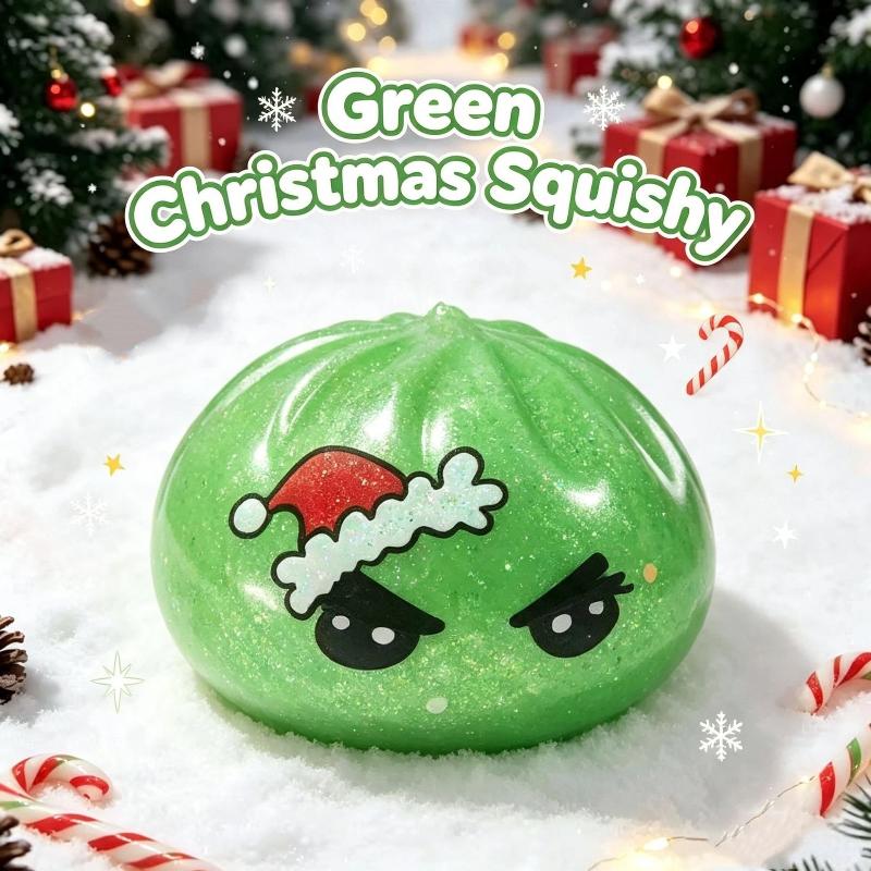Süße Weihnachts-Quetschspielzeuge Kawaii Schneemann Rentier Weihnachtsmann Stressabbau Fidget Toys mit Geschenkbox für Weihnachtsfeier Preise