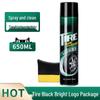 Car Tire Wax & Brightener: Foam Cleaner & Waterproof Maintenance for Anti-Aging