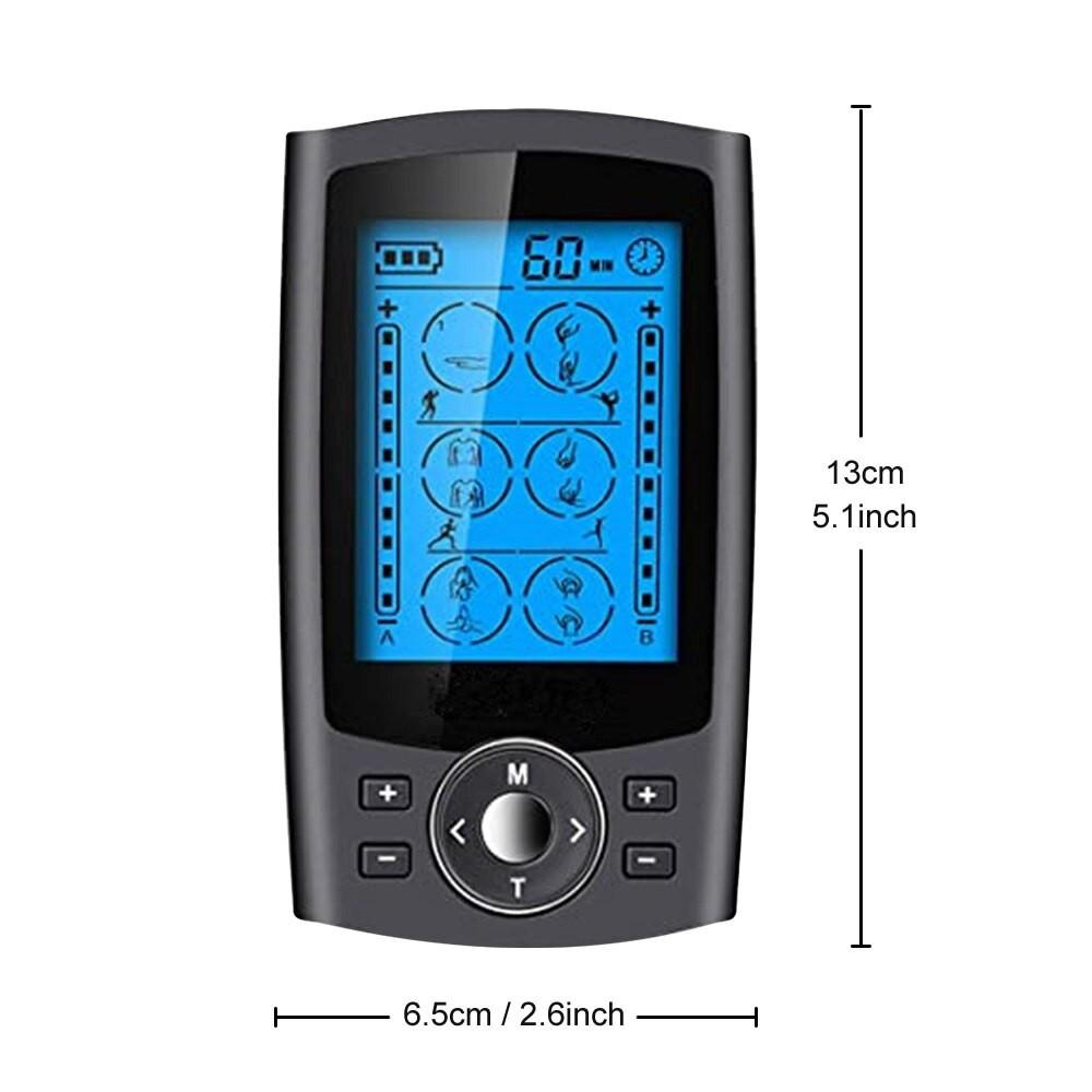 24 Modes Tens Machine EMS Electronic Pulse Body Massager Muscle Stimulator Acupuncture Physiotherapy Health Care Tools