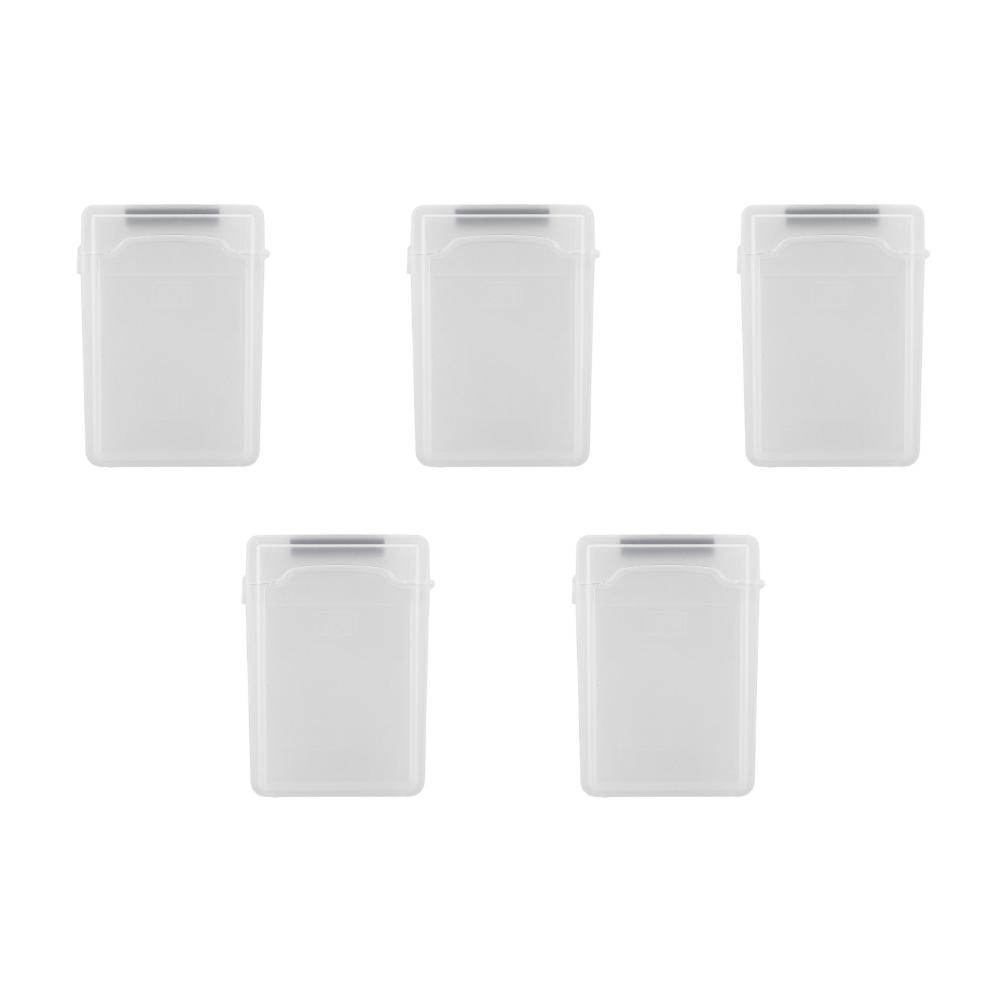 Caixa de Armazenamento para Disco Rígido IDE SATA de 3,5 Polegadas Capa de Plástico à Prova de Choque para Disco Rígido Externo Caixa de Armazenamento Multicolorida