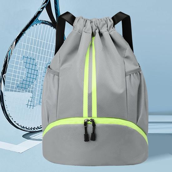 Αθλητική Τσάντα Γυμναστηρίου με Κορδόνι Σύσφιξης Μεγάλης Χωρητικότητας Τσάντα Ποδοσφαίρου Ρυθμιζόμενο Αθλητικό Σακίδιο Πλάτης με Θήκη για Μπάλα και Παπούτσια Αδιάβροχη Τσάντα Ντάφελ από Ύφασμα Oxford