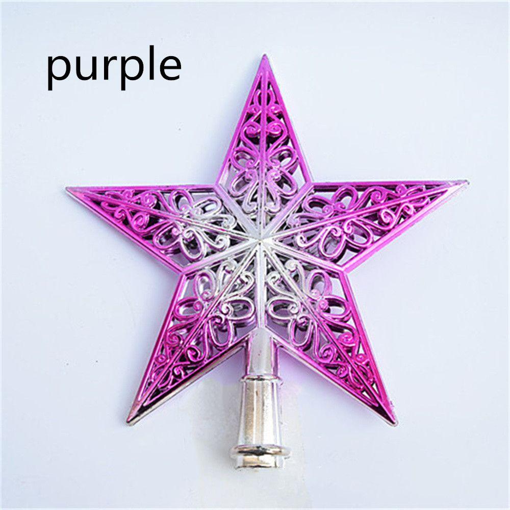 Xmas Tree Ornaments Christmas Tree Top Star Christmas Tree Topper Five-pointed Star Xmas Tree Top