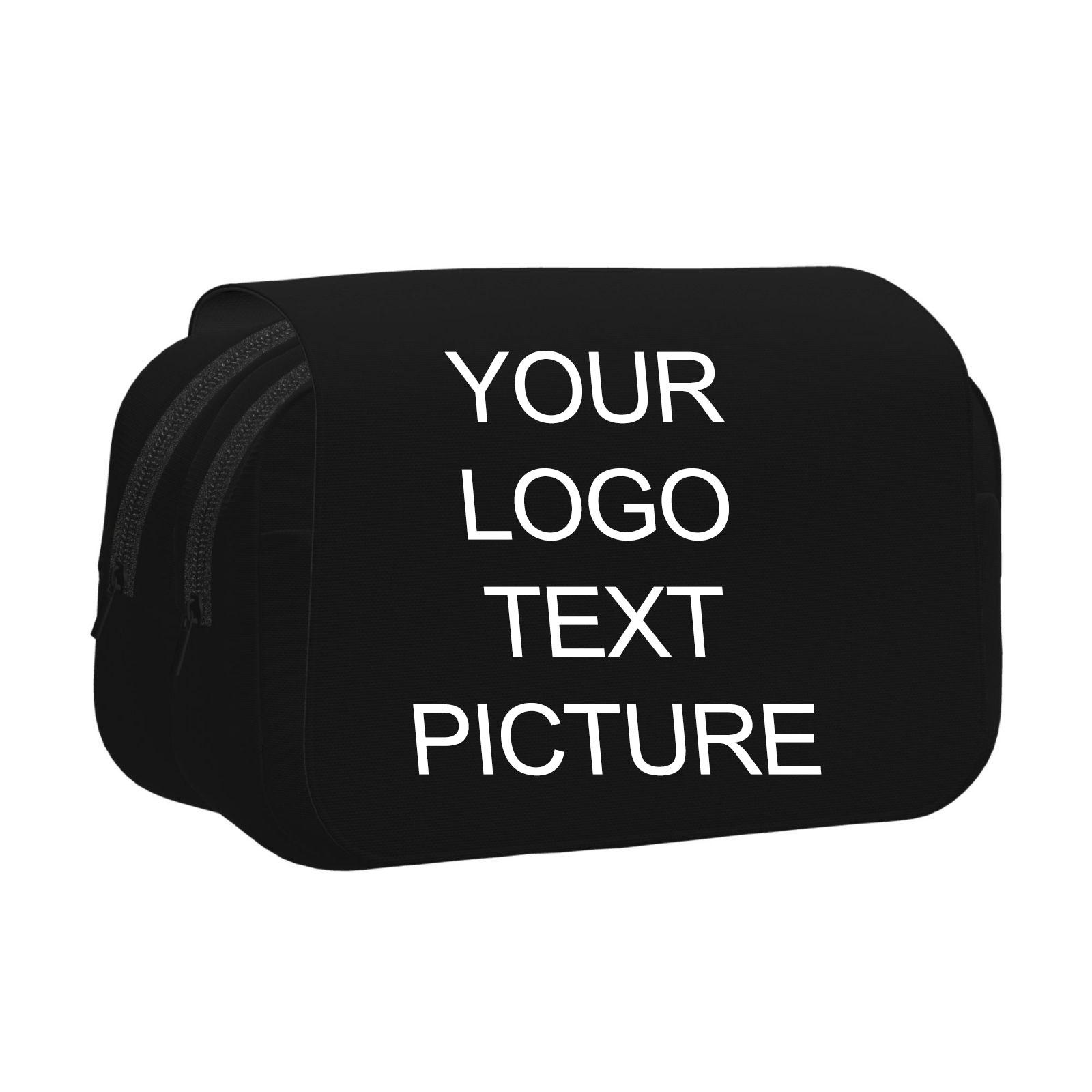 360° Custom Design Classic Pencil Case with Full Surface Print Durable Zipper Pouch for School & Office All-Over Printing