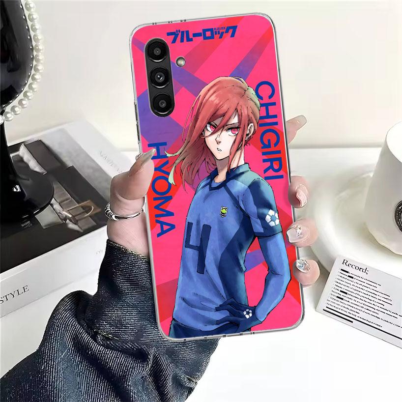 Hot Anime Blue Lock Phone Case For Samsung Galaxy A13 A14 A15 A16 A17 A53 A54 A55 A56 A57 A33 A34 A35 A36 A37 A23 A24 A25 A26 Ga