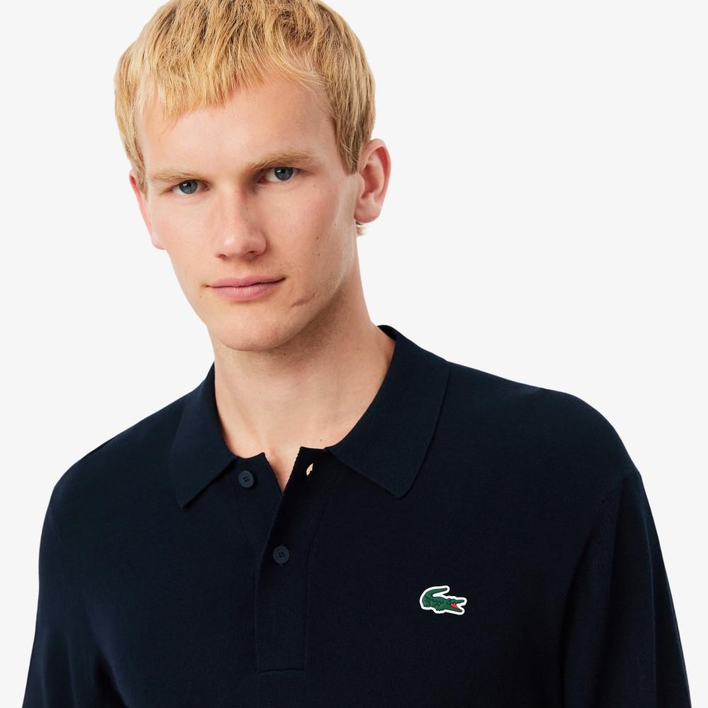 Lacoste Men's Basic Golf Long Sleeve Polo Sweater AH4812-55N166