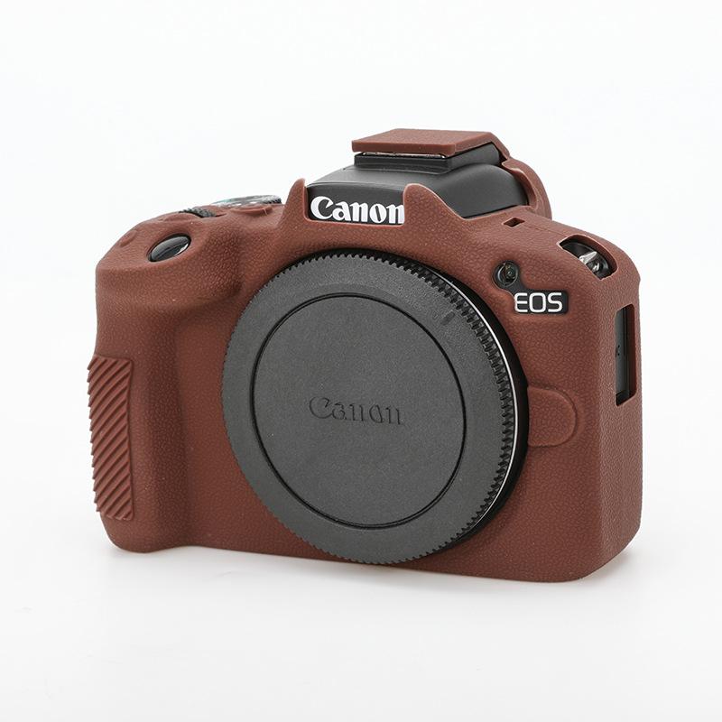 Husă de silicon pentru camera mirrorless Canon EOS R50 - Geantă de mână moale protectoare pentru fotografie