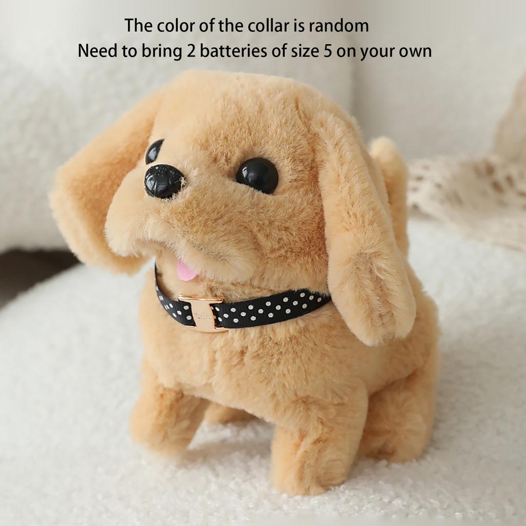 Simulated Plush Toy Dog, Children'S Robotic Dog, Walking And Barking Toy, Electronic Pet Dog Gift