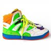 Pristine GUCCI High Cut Sneakers BASKET Vintage Processing Multicolor 37 661310 Used
