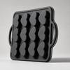 Heart Silicone with , 12-Cavity Muffin and Pan