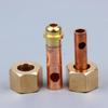 Qq 150A Welding Torch Power Cable Connector 8/10Mm Nut, Efficiently Repair And Maintain Your Torch With This Connector