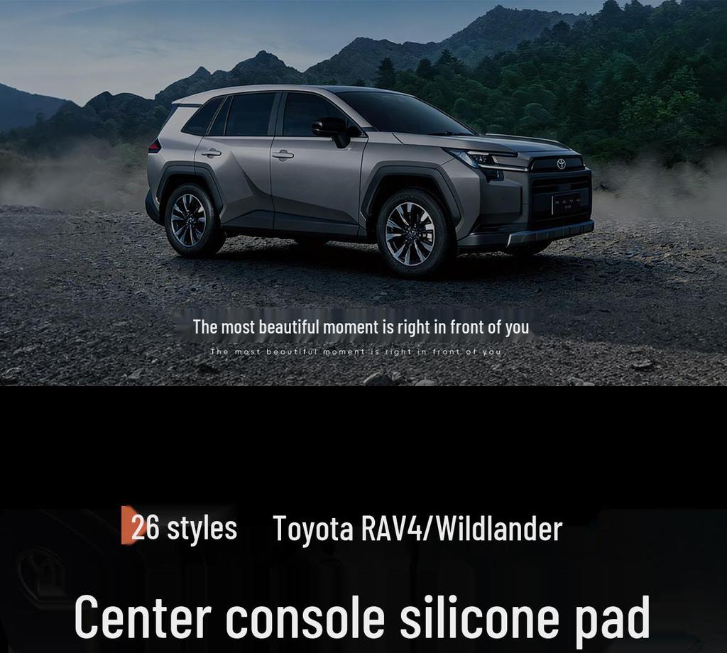 Toyota RAV4 & Wildlander Center Console Storage Mats - Fits 26 Models, Car Accessories for Customization