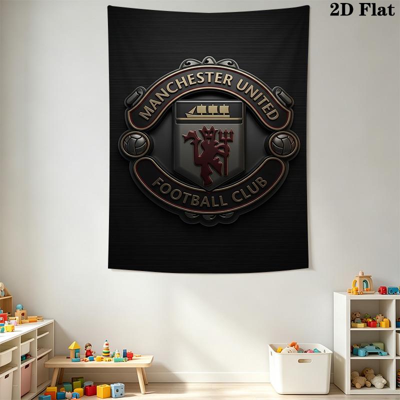 Manchester Football Club Crest Bedding 1 Duvet Cover 2 Pillowcase Without Core Soft And Comfortable Christmas Birthday Gift Bedding Set