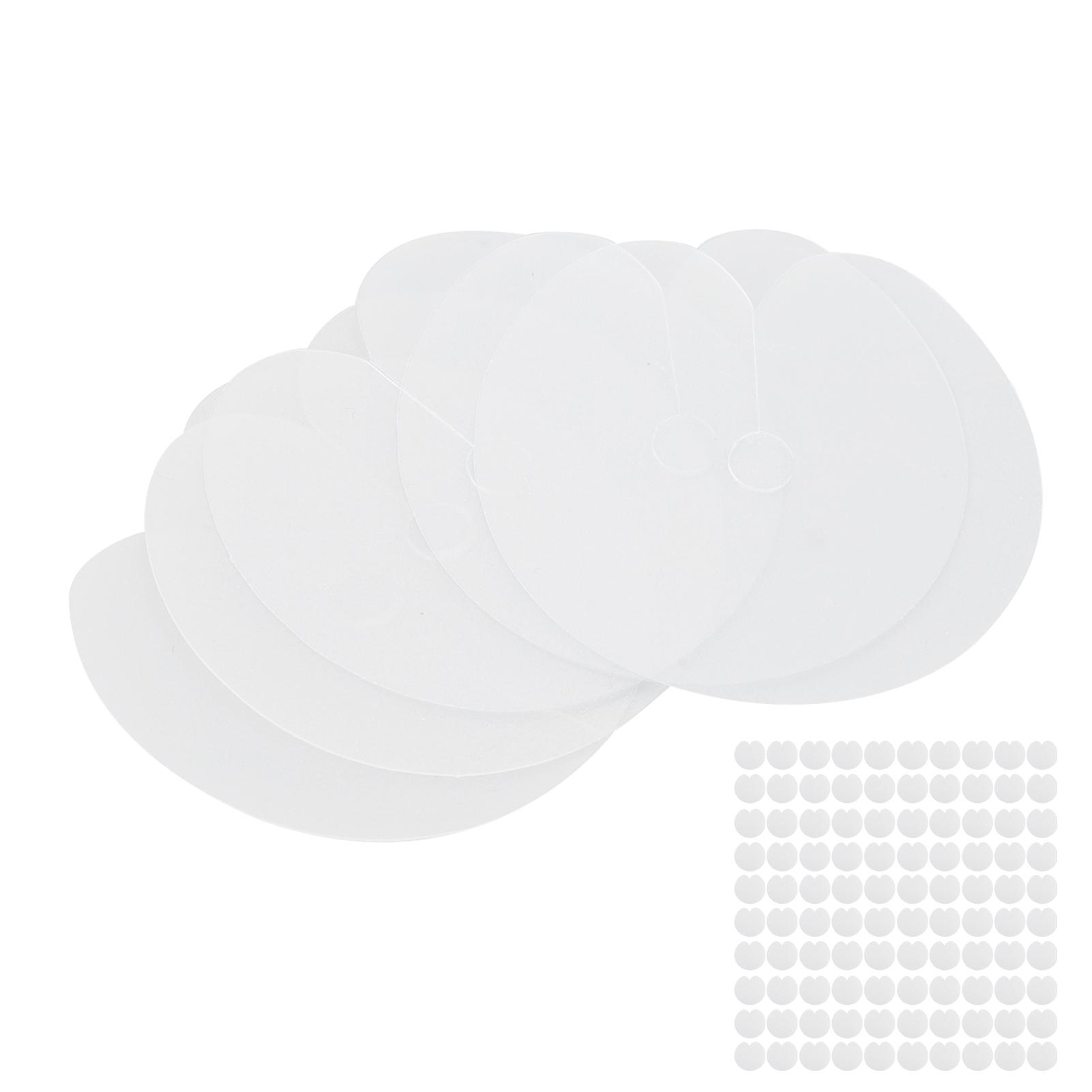 

100 шт. Защитные экраны от тепла Профессиональный салонный шаблон-прокладка с одним отверстием для наращивания волос