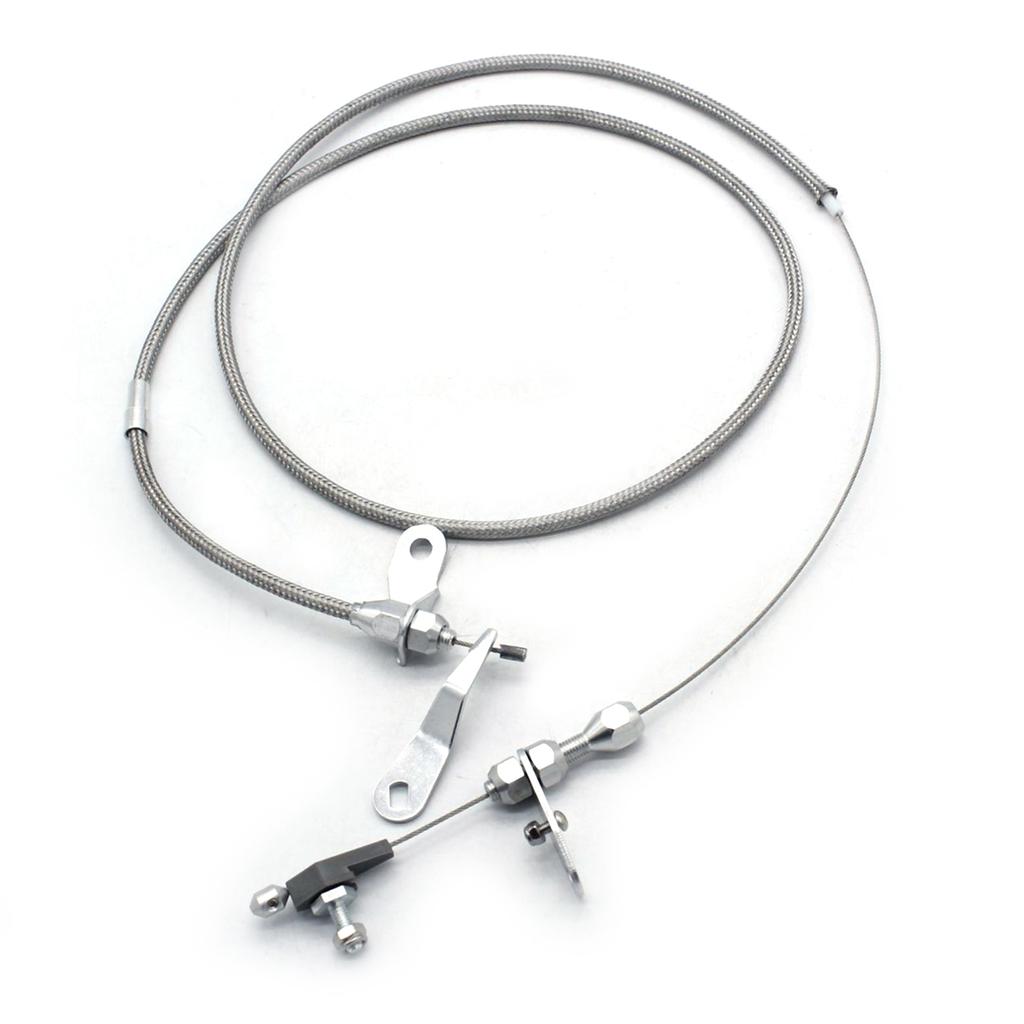 Reliable-Car Gas Accelerator Cable Kick Down Cable Transmission Kickdown Trans C-4 Detent For Ford C4 Mustang F150 Ranchero