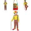 Men Killer Clown Costume For Halloween Parties Soft And Comfortable Jumpsuit**