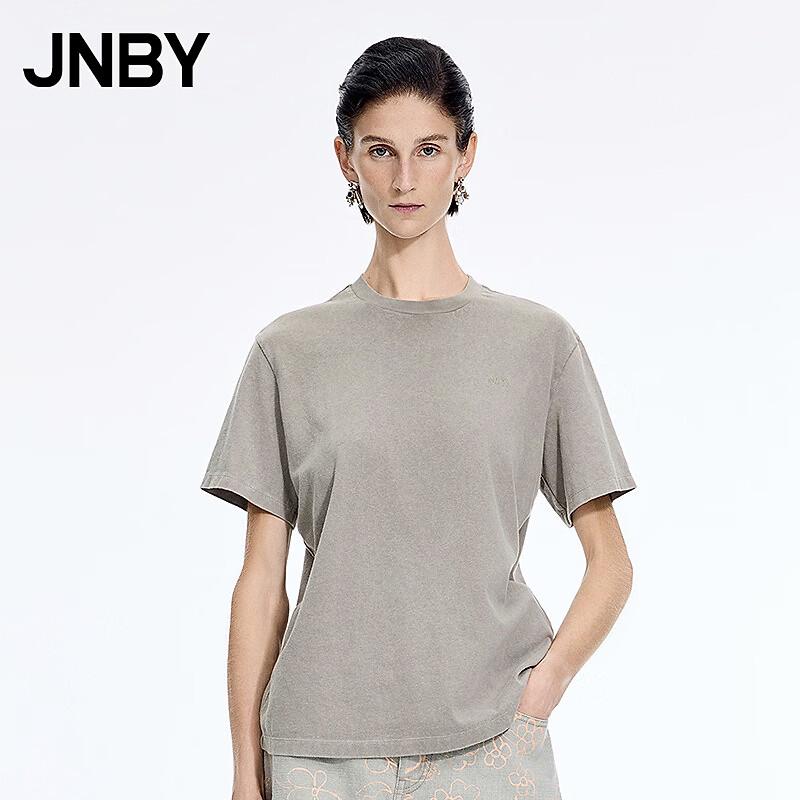 JNBY 26 Summer Loose Round Neck Short Sleeve T-Shirt M
