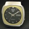 AUTOMATIC VINTAGE SEIKO 5 JAPAN 7009A MENS BLACK COLOR DIAL WATCH A702361-5 R124-a702361