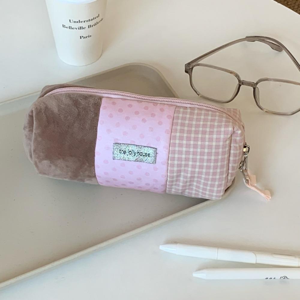 Anti-fall Pencil Pouch Soft Stationery Storage Bag New Pen Bag  Students