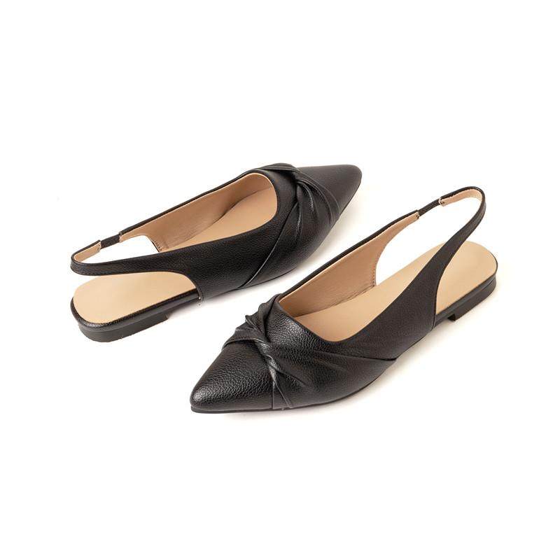Women's Flat-soled Sandals Summer New Comfortable Versatile Pointed Large-size Sandals