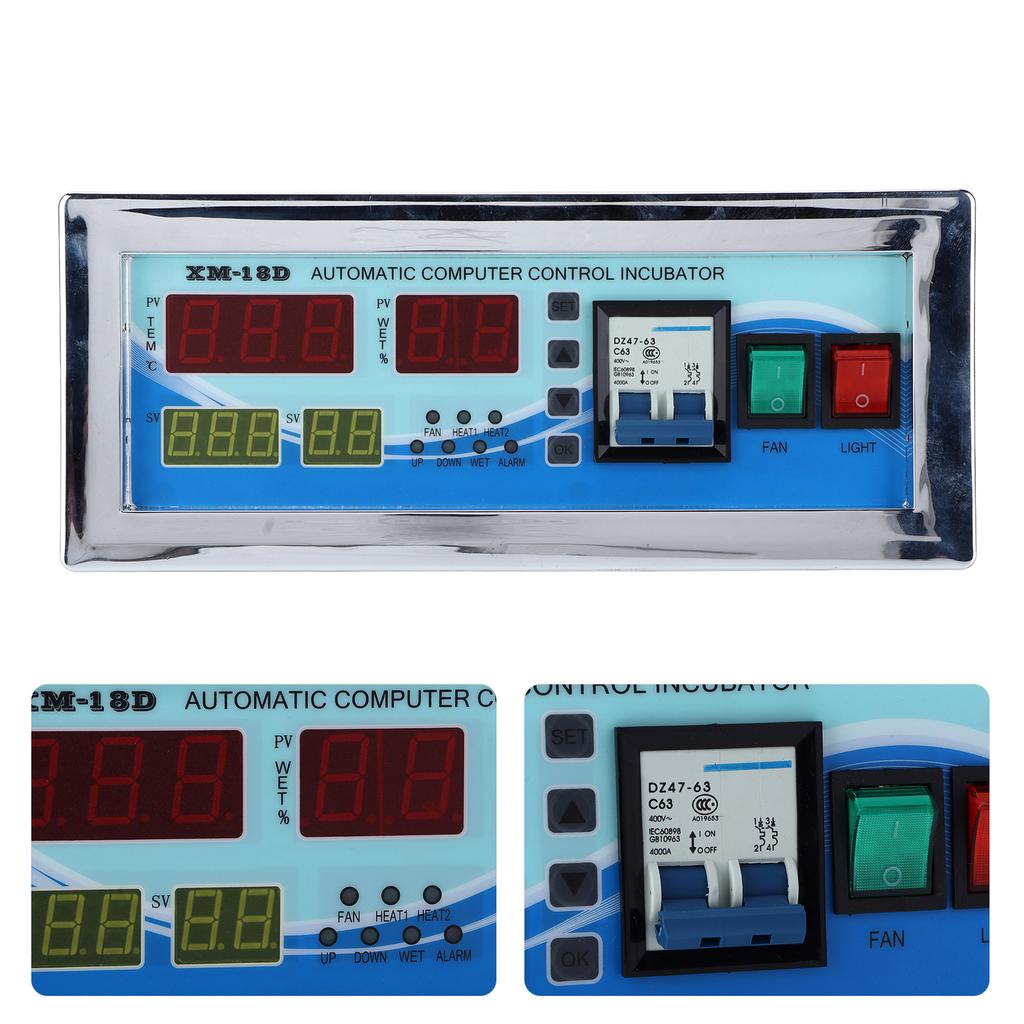Egg Incubator Controller Automatic Hatcher Temperature and Humidity Thermostat for Hatching Chicken Duck220V