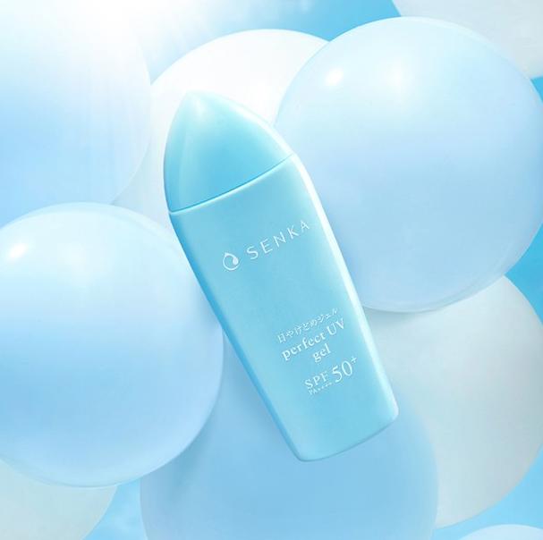 Senka Perfect UV Gel Sunscreen SPF50+ PA++++ 80ml Moisturizing Sun Gel