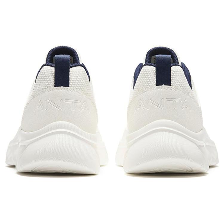 New Anta Slip Resistant, Abrasion Resistant, Lightweight Low Top Running Shoes Men's White 912345580-10