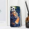 Superior Tiger Pattern Art Phone Case For Iphone 17 Air 16 15 Plus 16E 14 Pro Max 13 Mini 12 11 7 8 SE Fundas Soft Back Cover 17