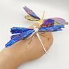 Crystal Dragonfly Natural Crystal Handmade Handicraft Ornaments Simulated Insects Golden Dragonfly Decorative Figurines