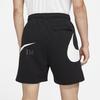 Nike Sportovní oblečení Dvojité Swoosh Velké logo Volný střih Pánské šortky Černé DD5998-010