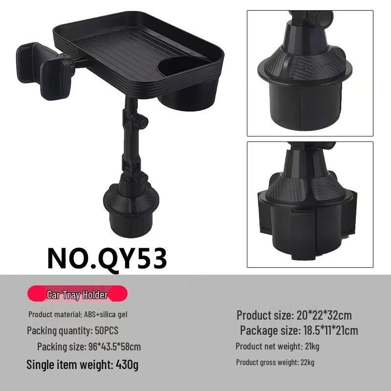Car Cup Holder Tray: Beverage Storage & Dining Table Extension