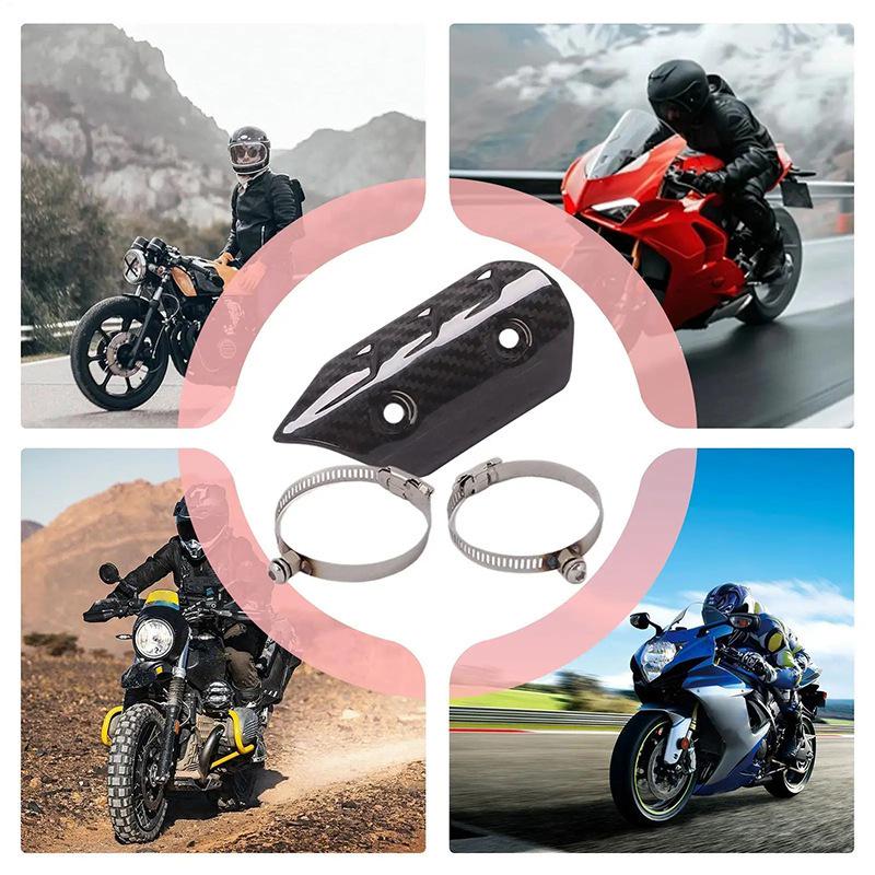 Universeller Motorrad-Auspuffschalldämpfer Hitzeschutz Schutz