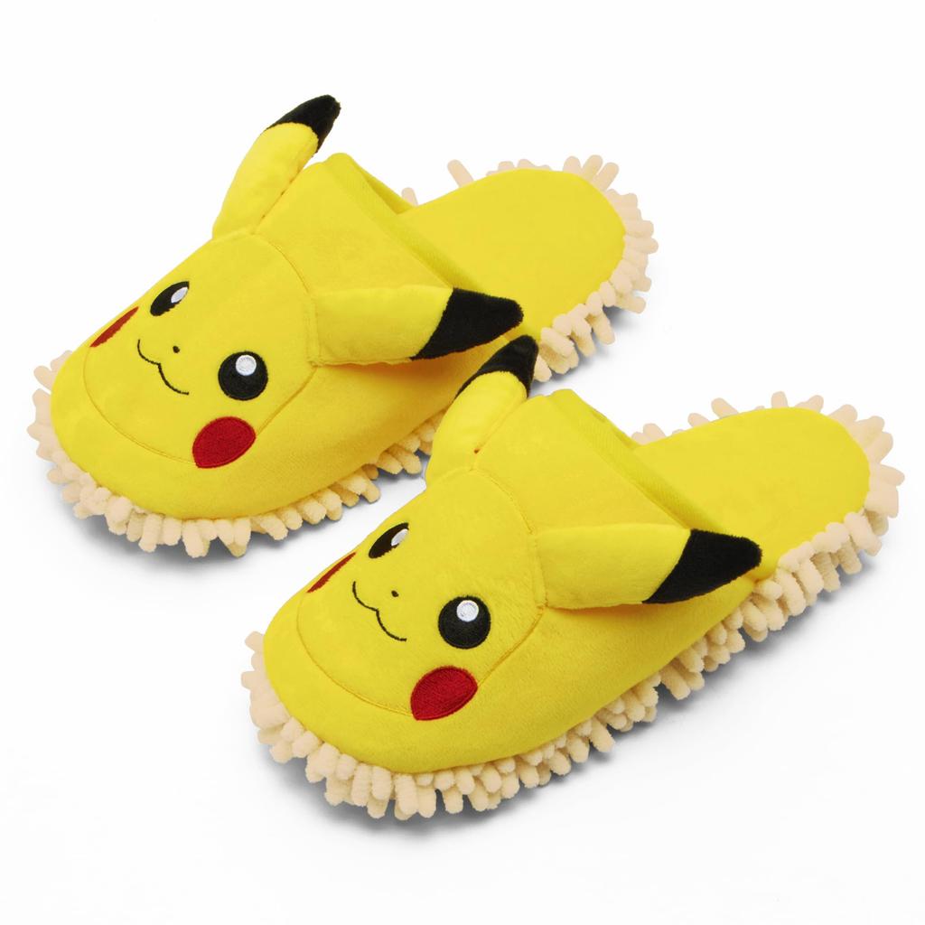 Niedliche Pikachu-Hausschuhe für und Stilvolle Größen Perfekt für den Innenbereich oder als Gäste [Pokémon] Wischmopp-Stil Reinigung, Komfort, Gehen. [Nippon Hausschuhe]