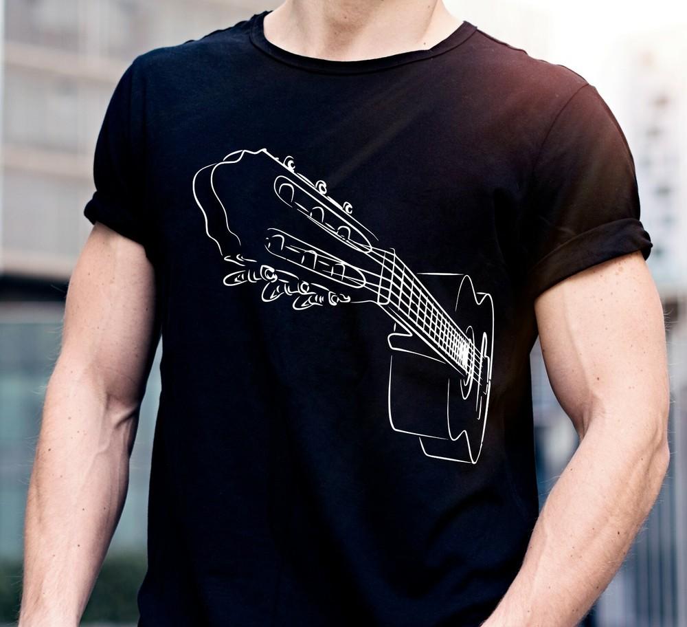 Guitar T shirts Acoustic Guitar Player T Shirt Musician TShirt 3D Artistic Shirt