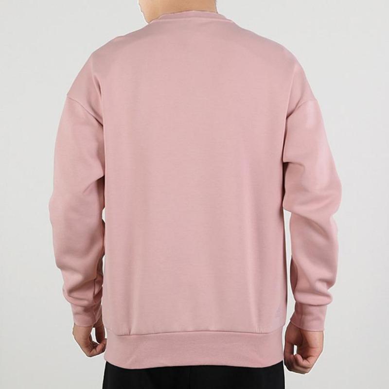 adidas Sports Crew Neck Long Sleeve Sweatshirt Men Tops Pink GM4447